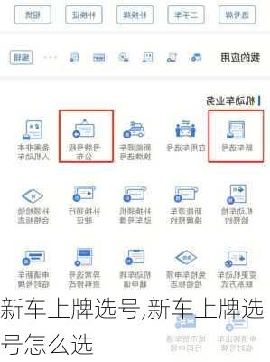 新车上牌选号,新车上牌选号怎么选