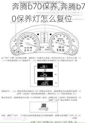 奔腾b70保养,奔腾b70保养灯怎么复位