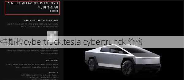 特斯拉cybertruck,tesla cybertrunck 价格