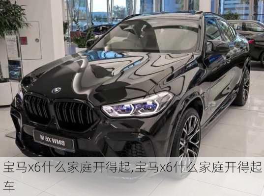 宝马x6什么家庭开得起,宝马x6什么家庭开得起车