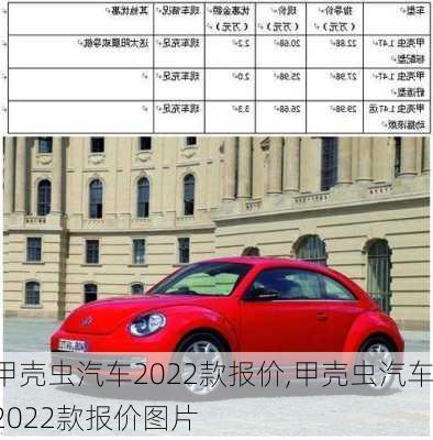 甲壳虫汽车2022款报价,甲壳虫汽车2022款报价图片