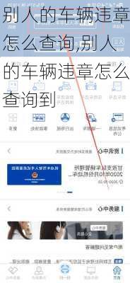 别人的车辆违章怎么查询,别人的车辆违章怎么查询到