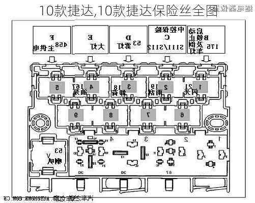 10款捷达,10款捷达保险丝全图