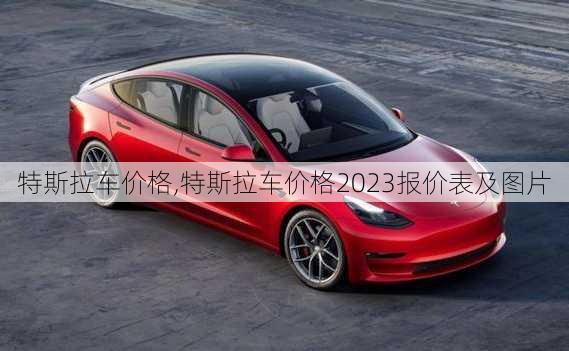 特斯拉车价格,特斯拉车价格2023报价表及图片