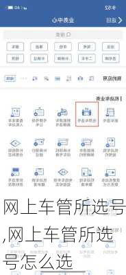 网上车管所选号,网上车管所选号怎么选