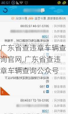 广东省查违章车辆查询官网,广东省查违章车辆查询公众号