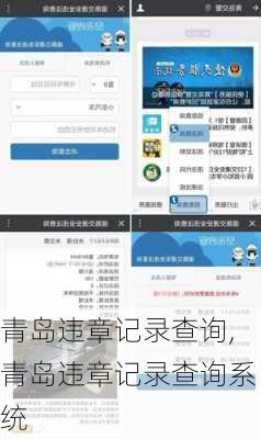 青岛违章记录查询,青岛违章记录查询系统