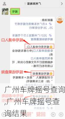 广州车牌摇号查询,广州车牌摇号查询结果