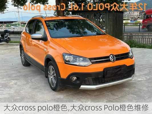 大众cross polo橙色,大众cross Polo橙色维修