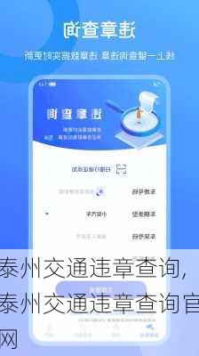 泰州交通违章查询,泰州交通违章查询官网