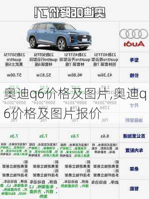 奥迪q6价格及图片,奥迪q6价格及图片报价