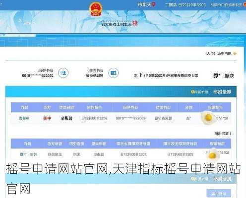 摇号申请网站官网,天津指标摇号申请网站官网