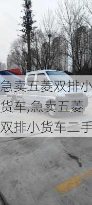 急卖五菱双排小货车,急卖五菱双排小货车二手