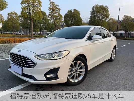 福特蒙迪欧v6,福特蒙迪欧v6车是什么车