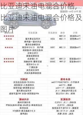 比亚迪宋油电混合价格,比亚迪宋油电混合价格及图片