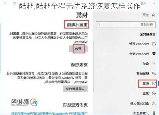 酷越,酷越全程无忧系统恢复怎样操作