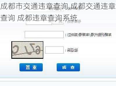 成都市交通违章查询,成都交通违章查询 成都违章查询系统