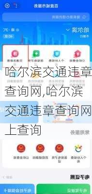 哈尔滨交通违章查询网,哈尔滨交通违章查询网上查询