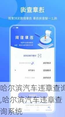 哈尔滨汽车违章查询,哈尔滨汽车违章查询系统