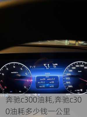 奔驰c300油耗,奔驰c300油耗多少钱一公里