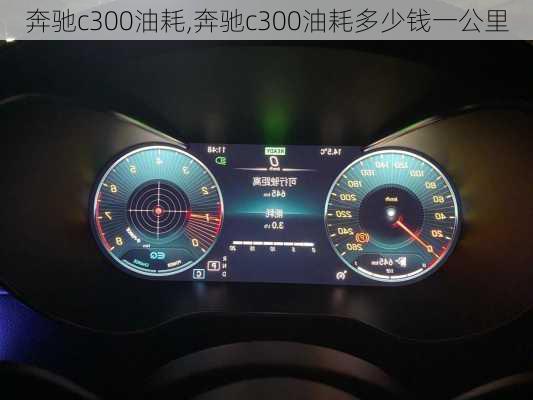 奔驰c300油耗,奔驰c300油耗多少钱一公里