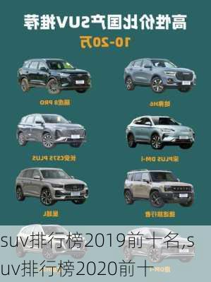 suv排行榜2019前十名,suv排行榜2020前十