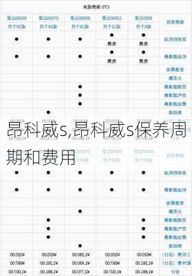 昂科威s,昂科威s保养周期和费用