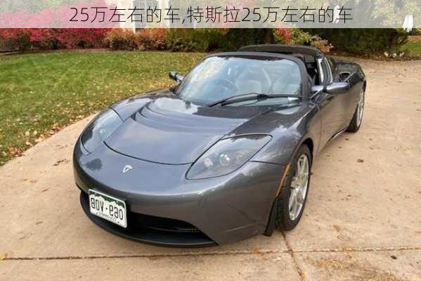 25万左右的车,特斯拉25万左右的车