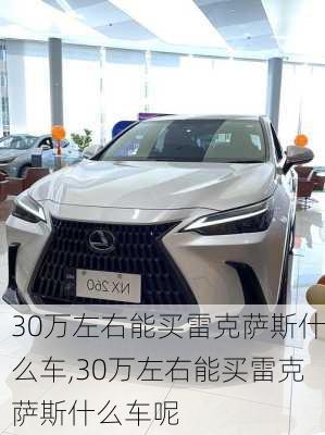 30万左右能买雷克萨斯什么车,30万左右能买雷克萨斯什么车呢