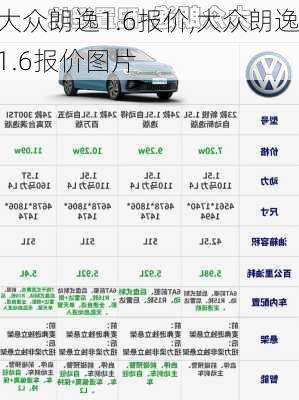 大众朗逸1.6报价,大众朗逸1.6报价图片